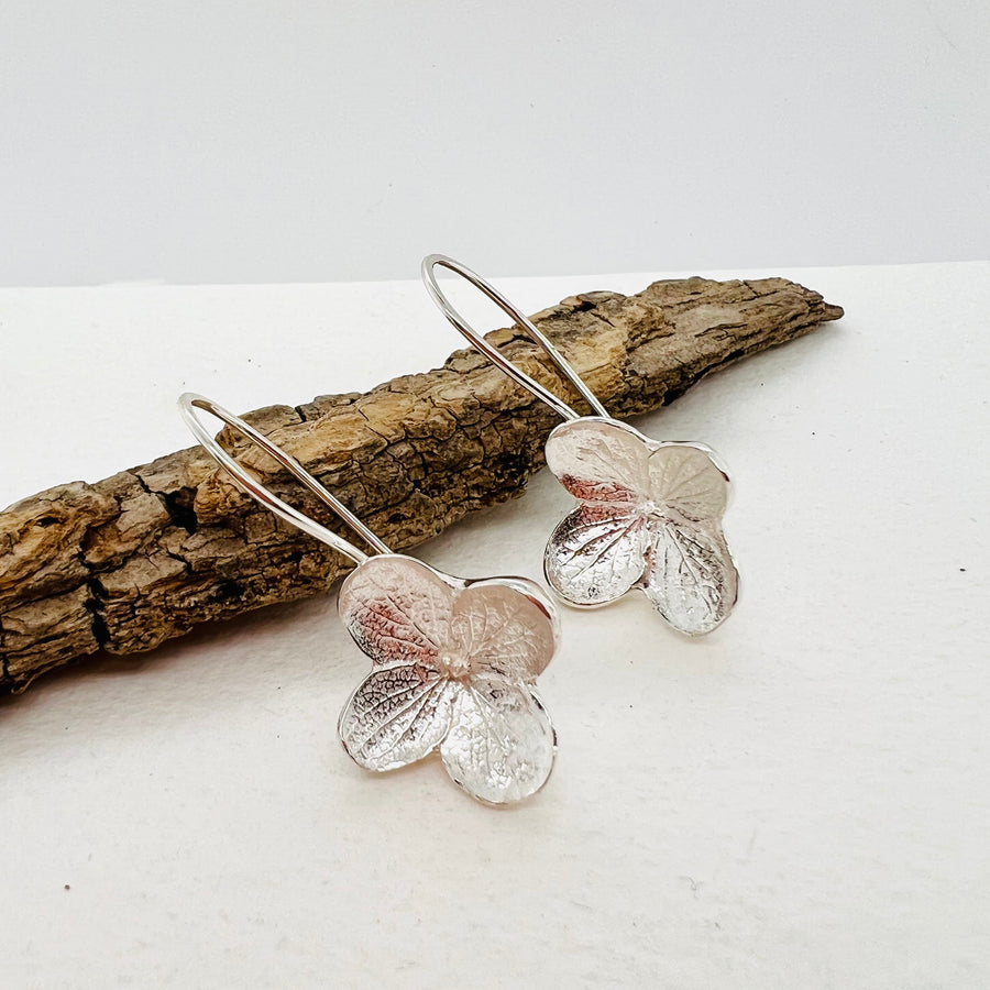 Hydrangea Small Drop Earrings