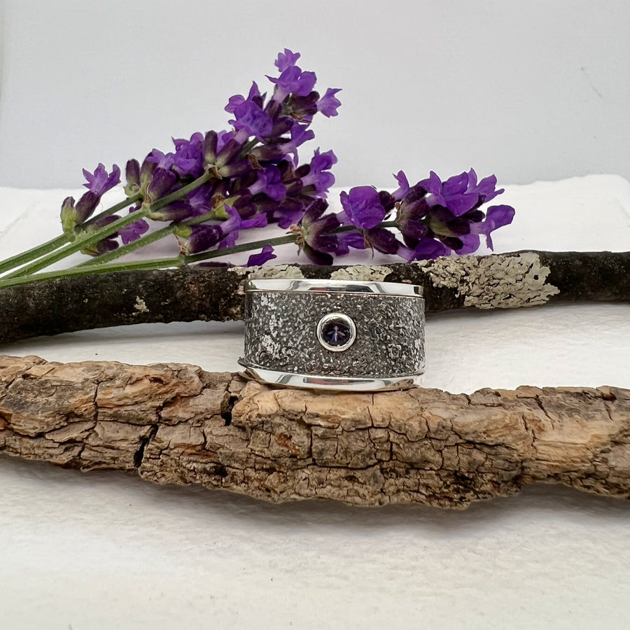 Stardust Stacking Ring 3 with Iolite