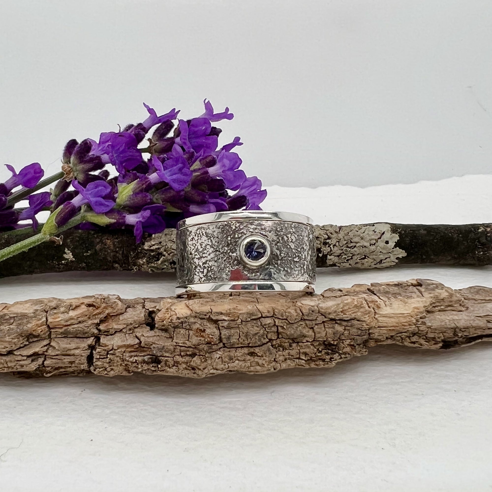 Stardust Stacking Ring 2 with Iolite