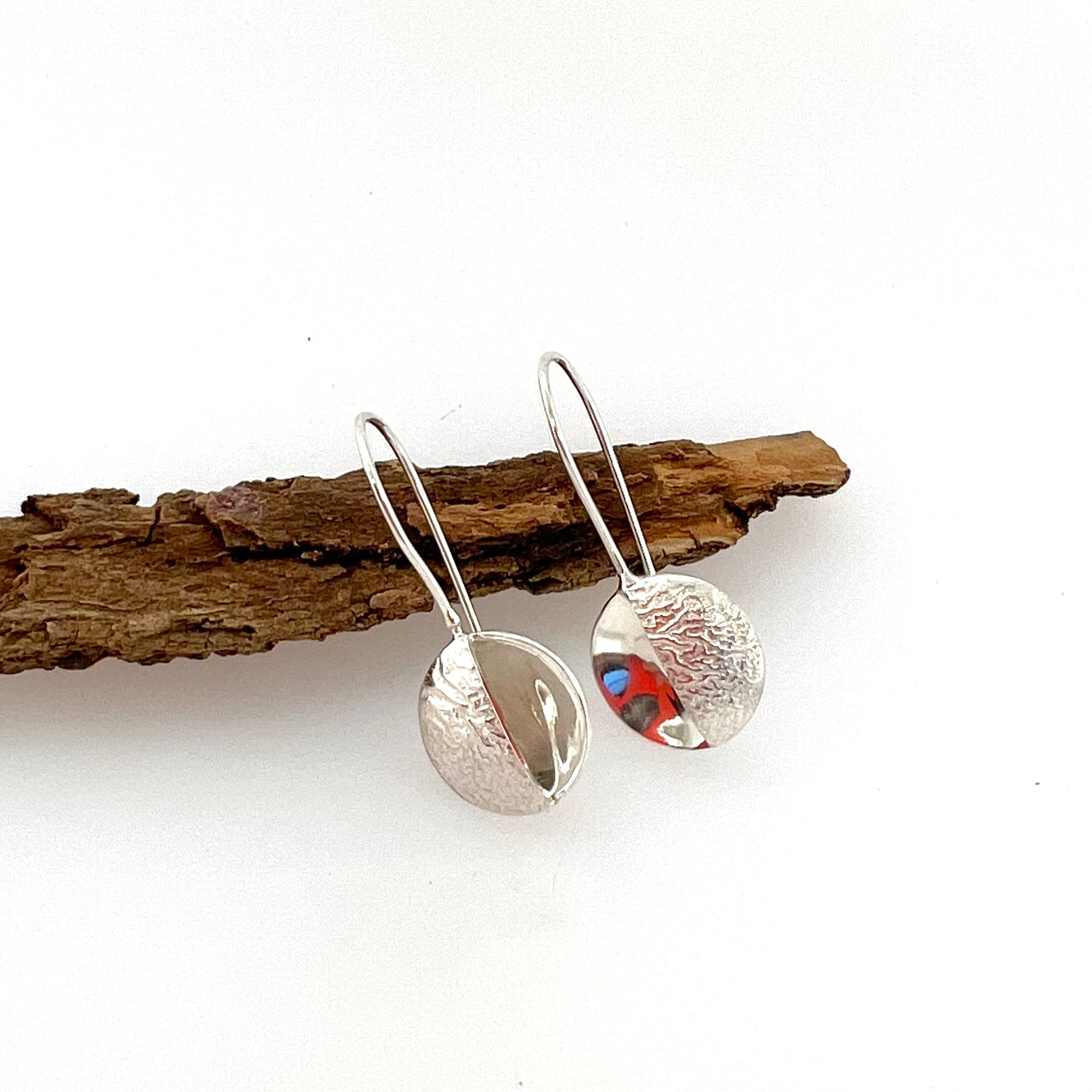 Reticulated Landscapes Open Drop Earrings