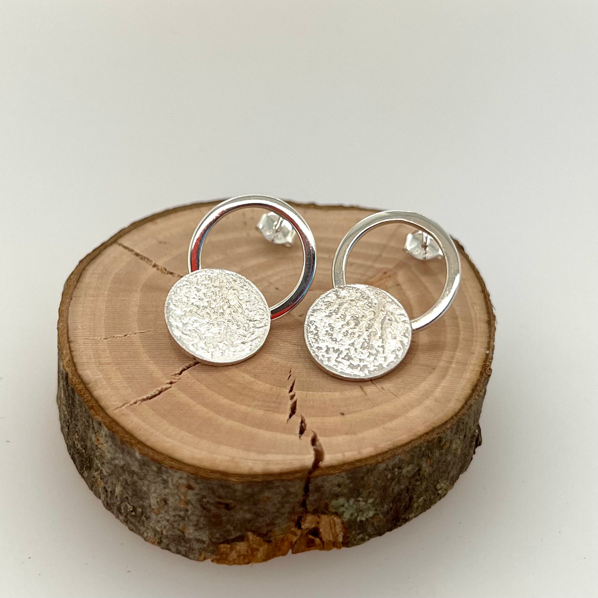 Reticulated Landscape Drop Earrings