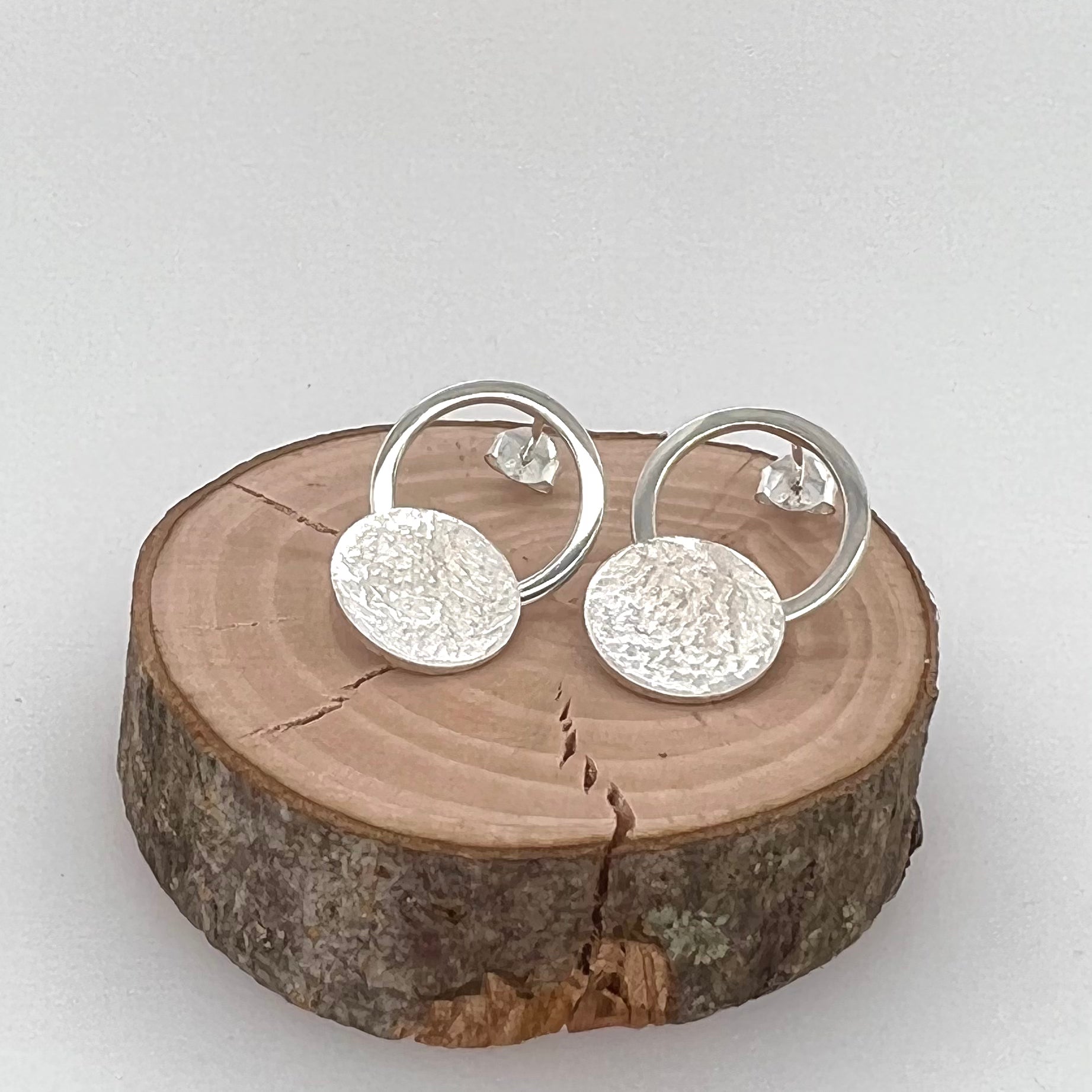 Reticulated Landscape Drop Earrings