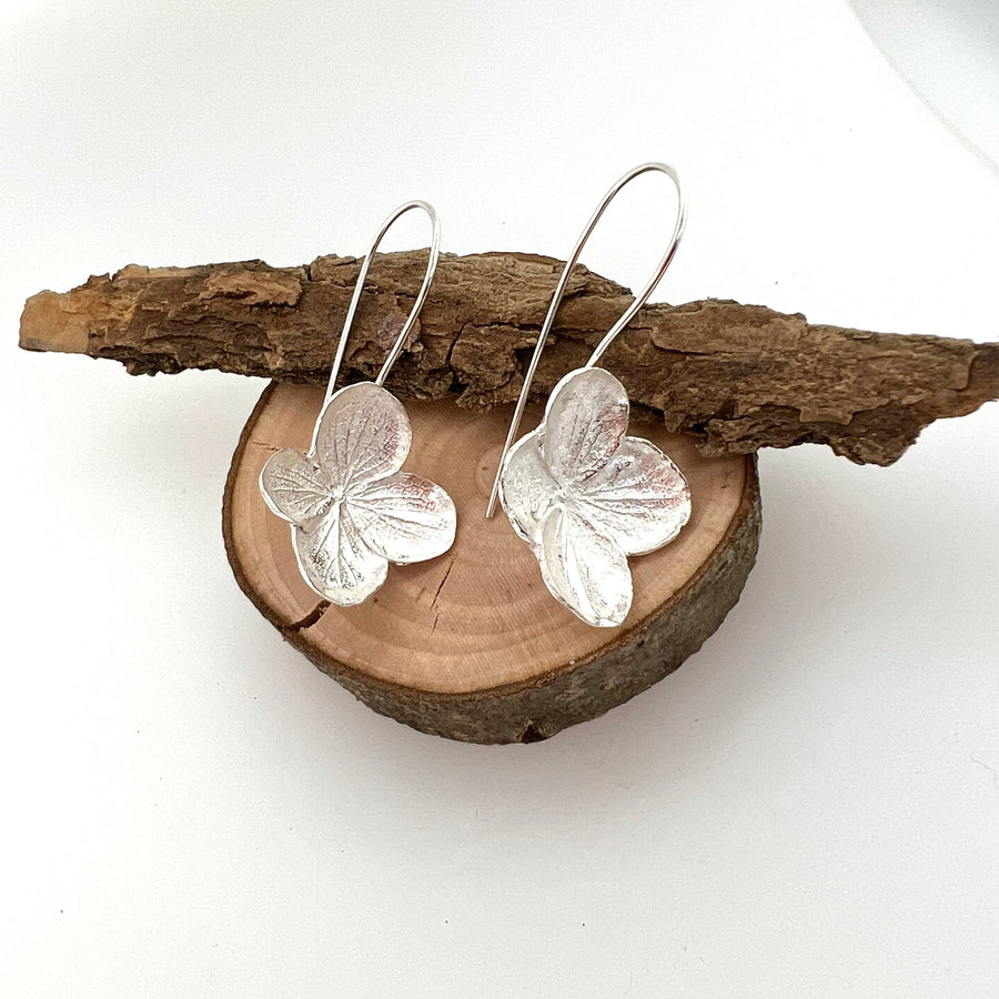 Hydrangea Large Drop Earrings