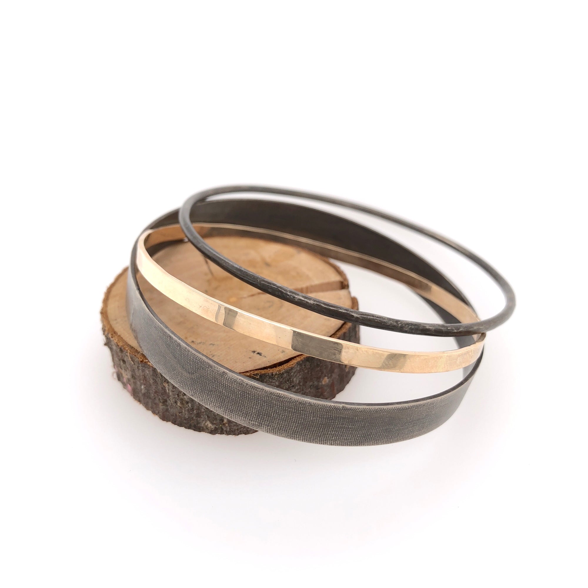 Black and Gold Bangles
