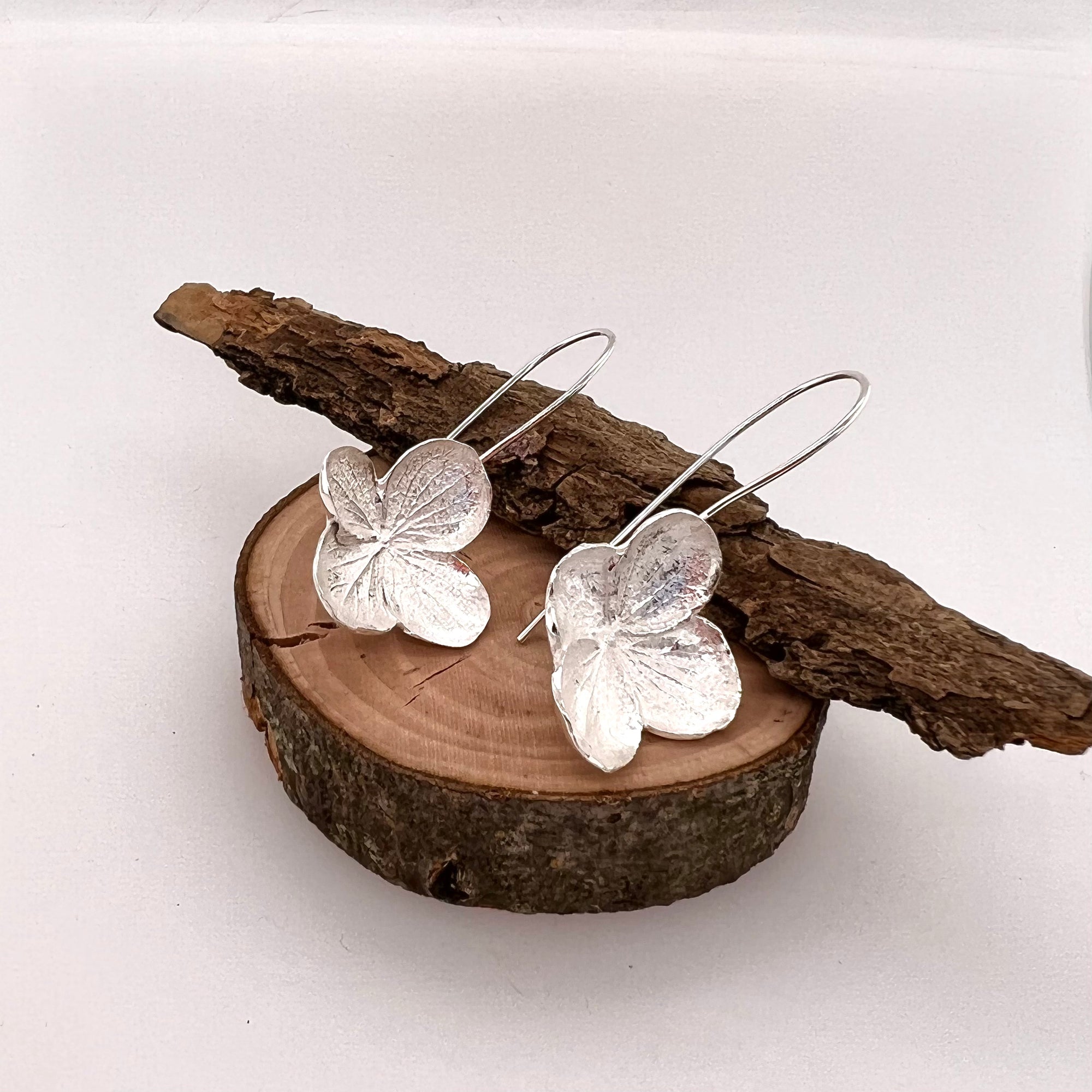 Hydrangea Large Drop Earrings