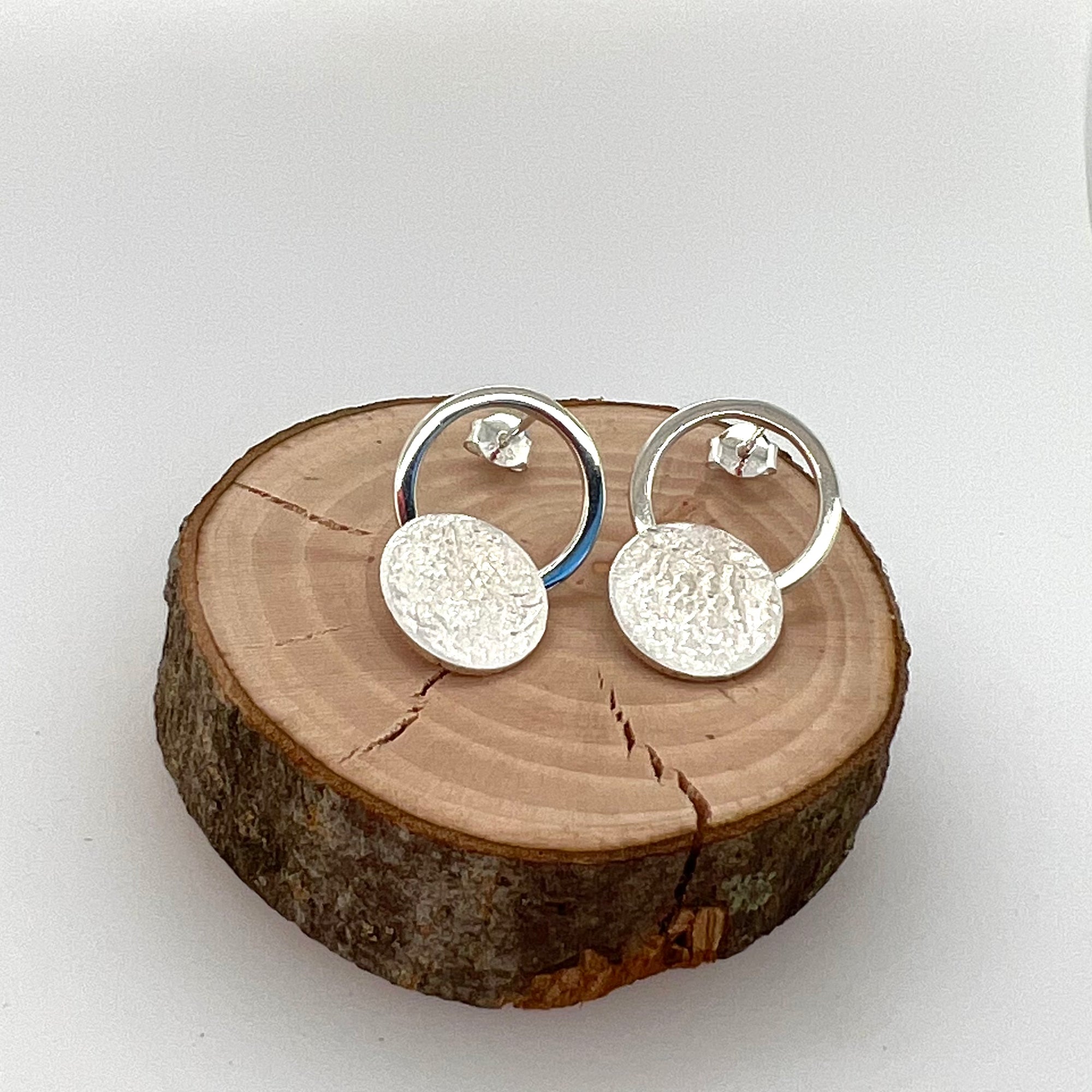 Reticulated Landscape Drop Earrings