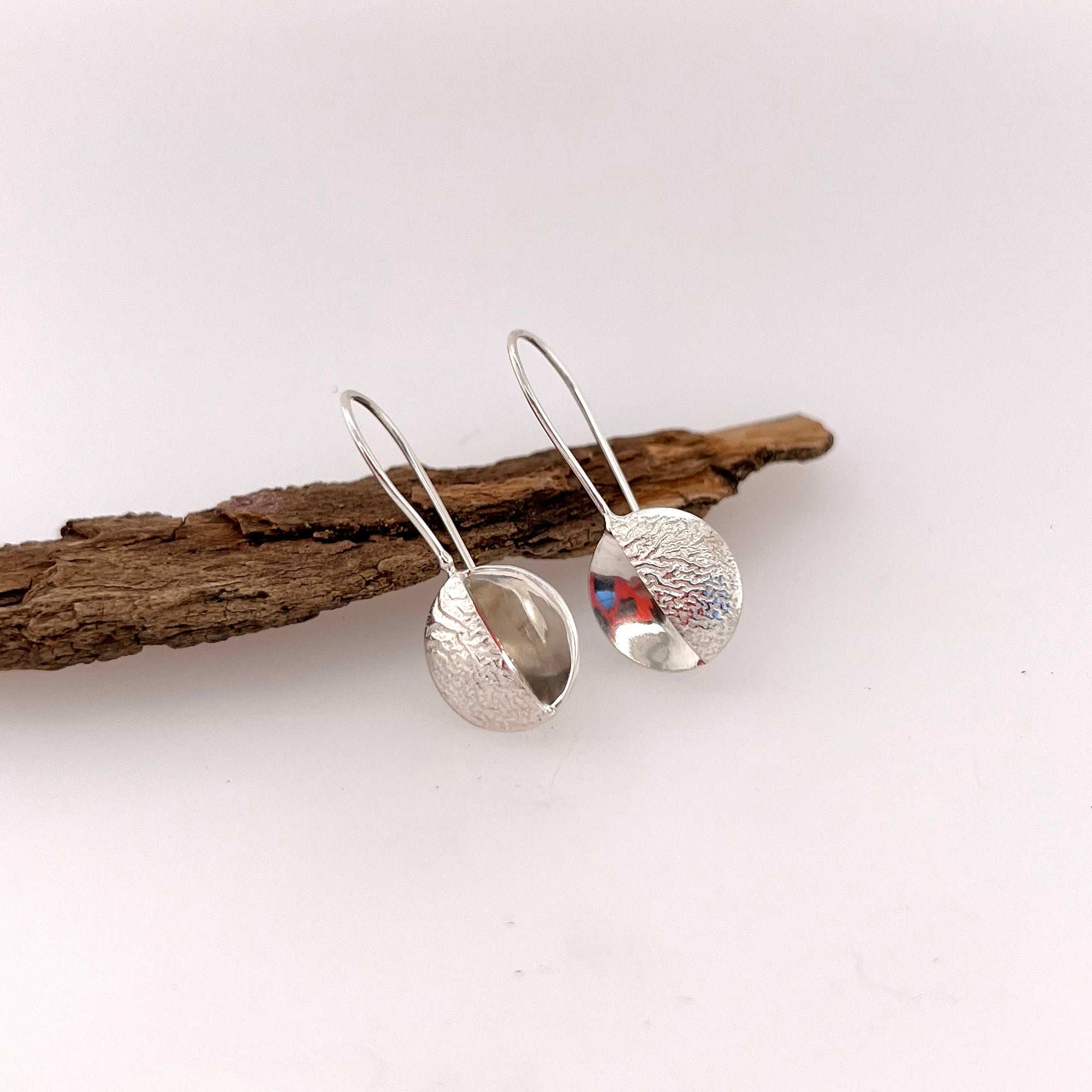 Reticulated Landscapes Open Drop Earrings