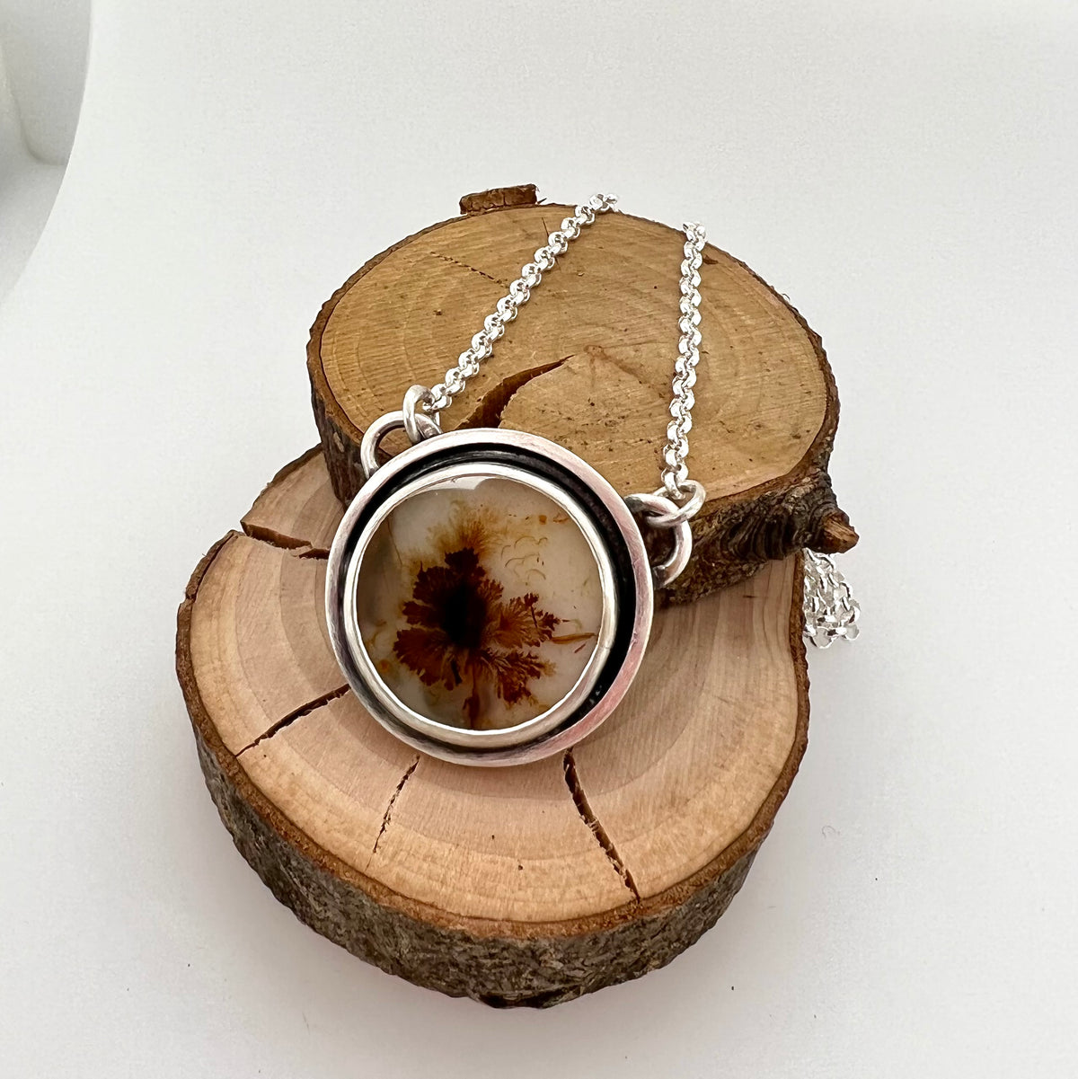 “Blossom” Dendritic Agate Necklace