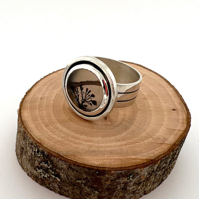 “Shoreline” Dendritic Agate Ring