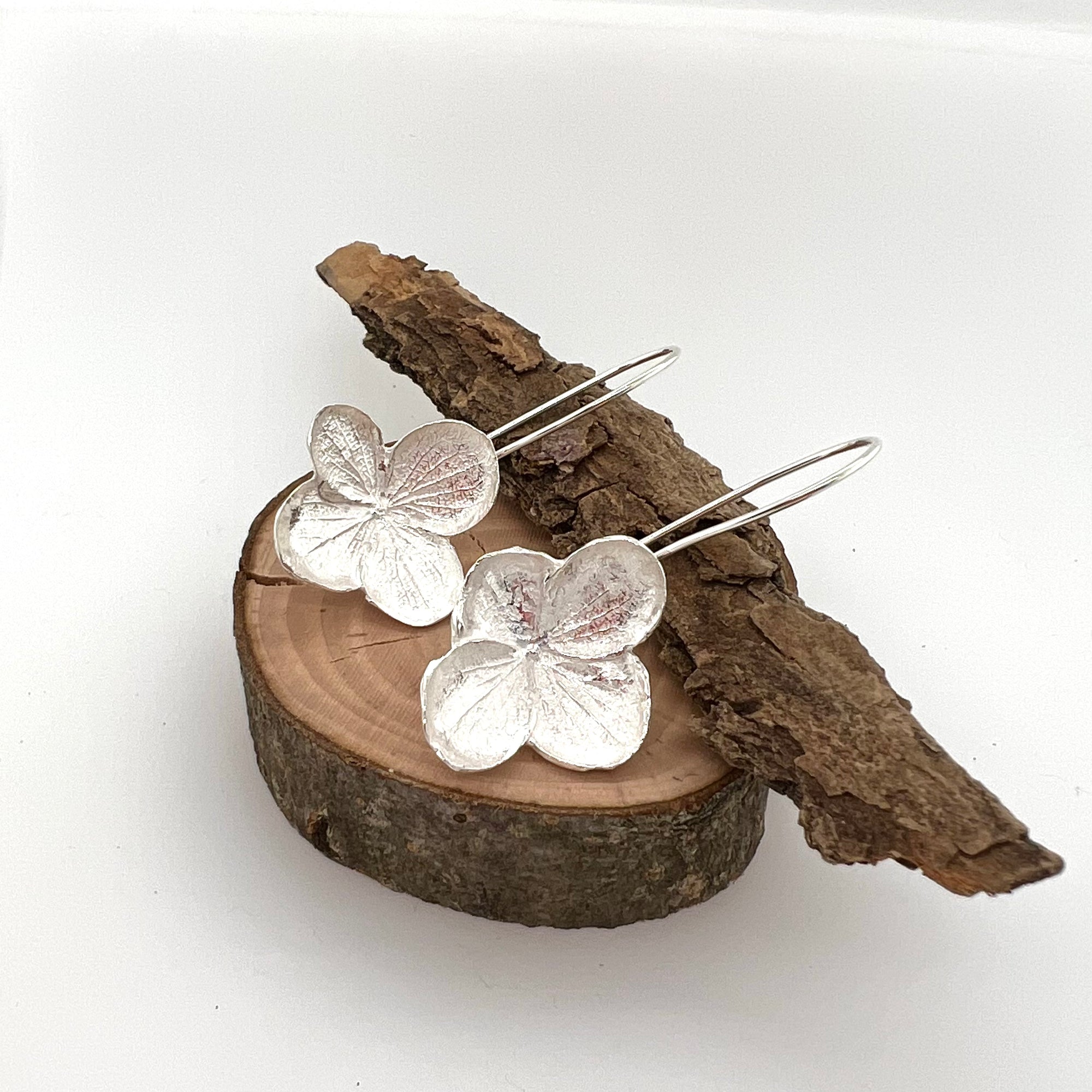 Hydrangea Large Drop Earrings