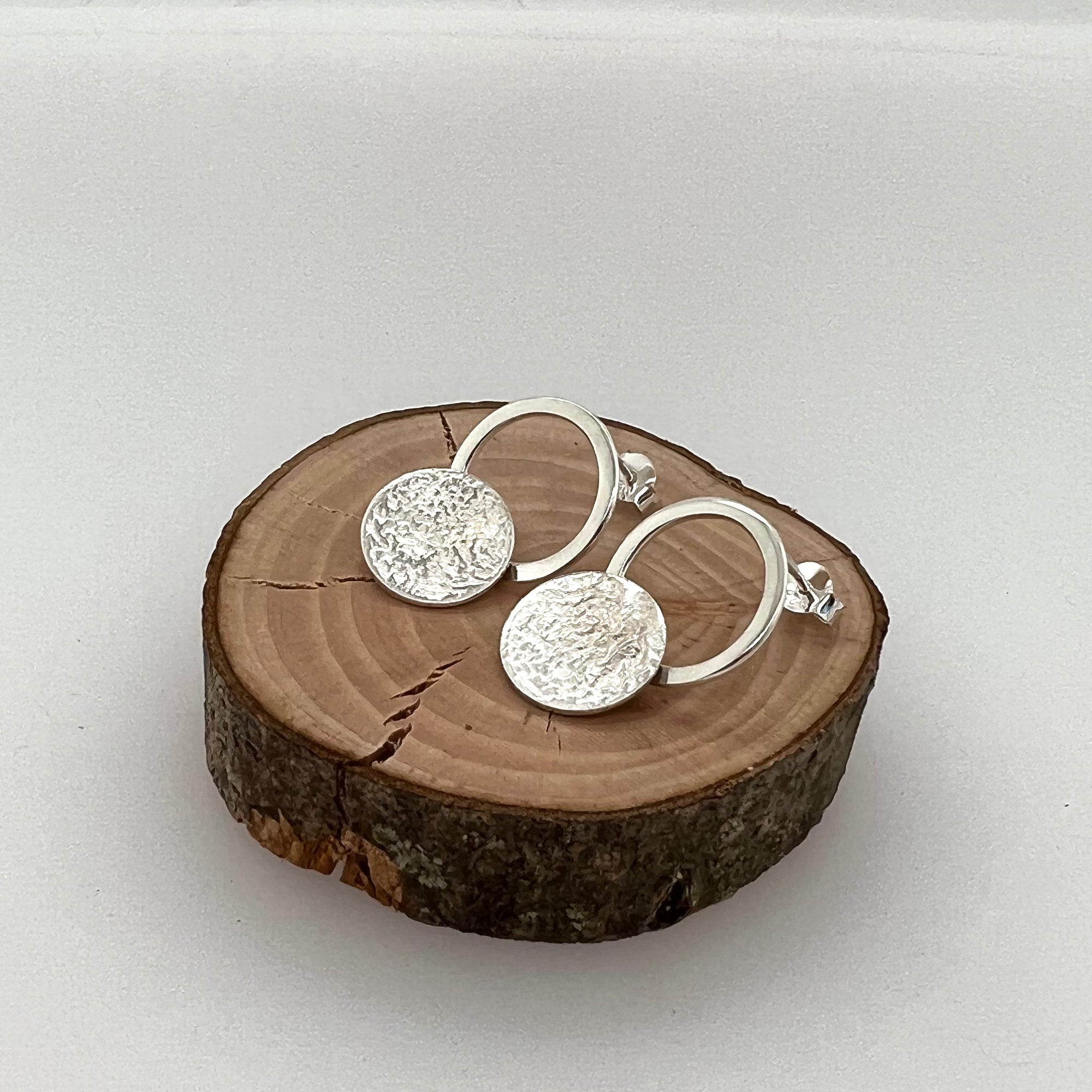 Reticulated Landscape Drop Earrings