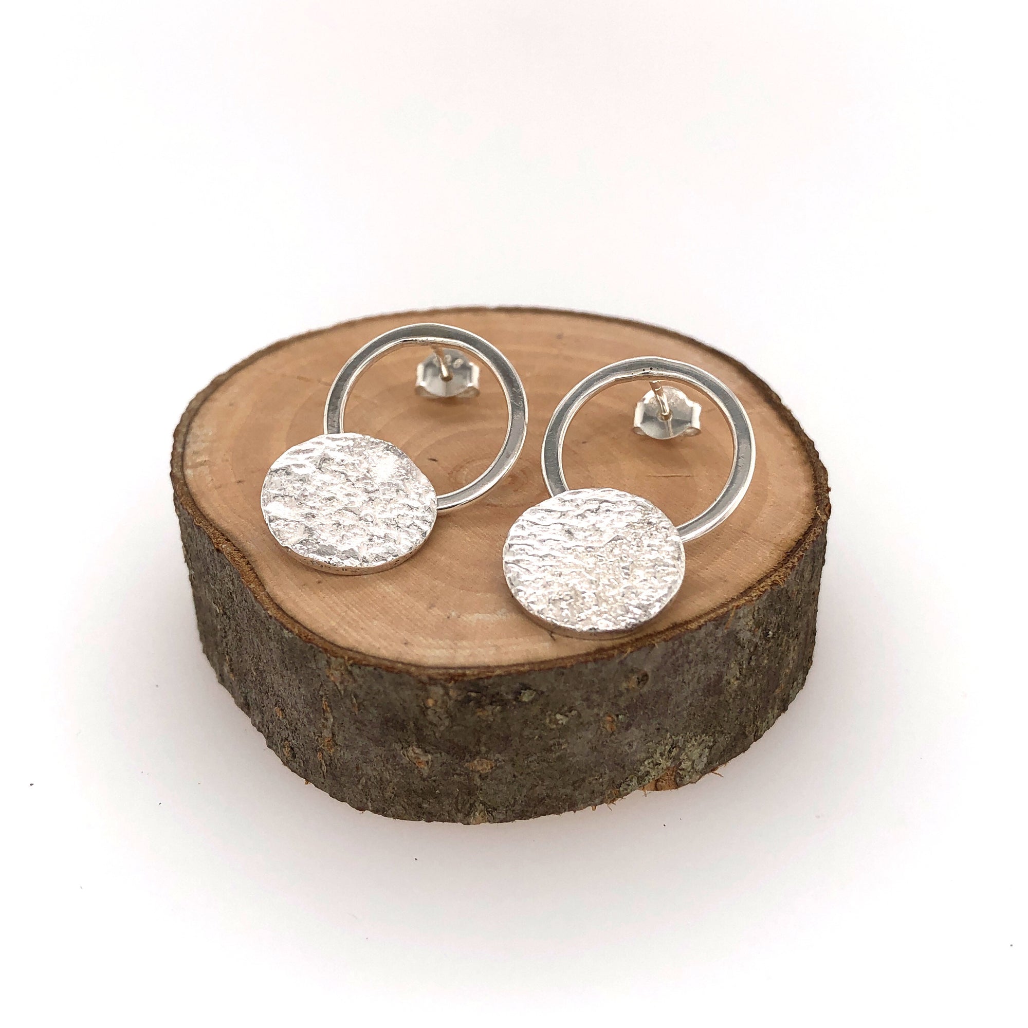 Reticulated Landscape Drop Earrings
