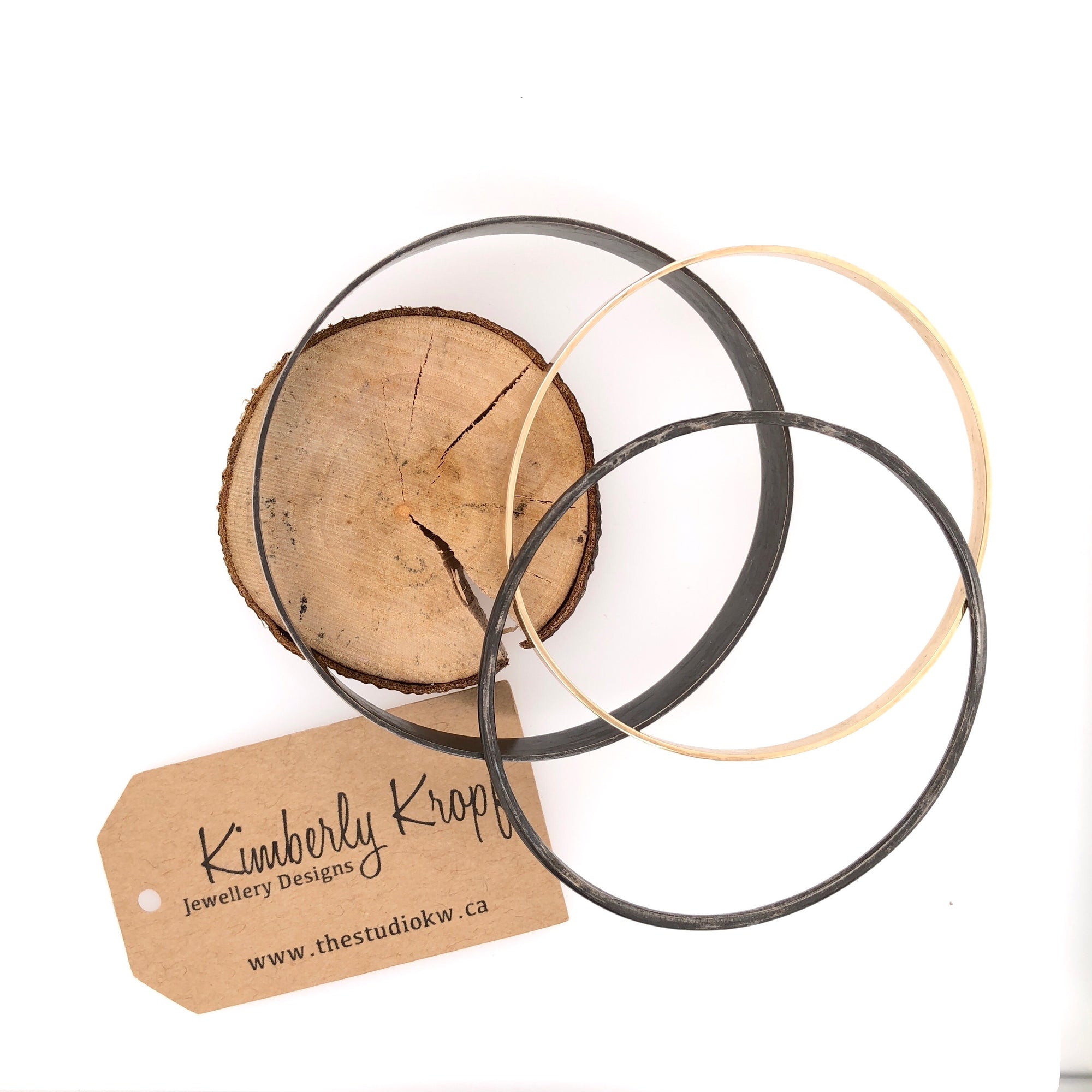 Black and Gold Bangles