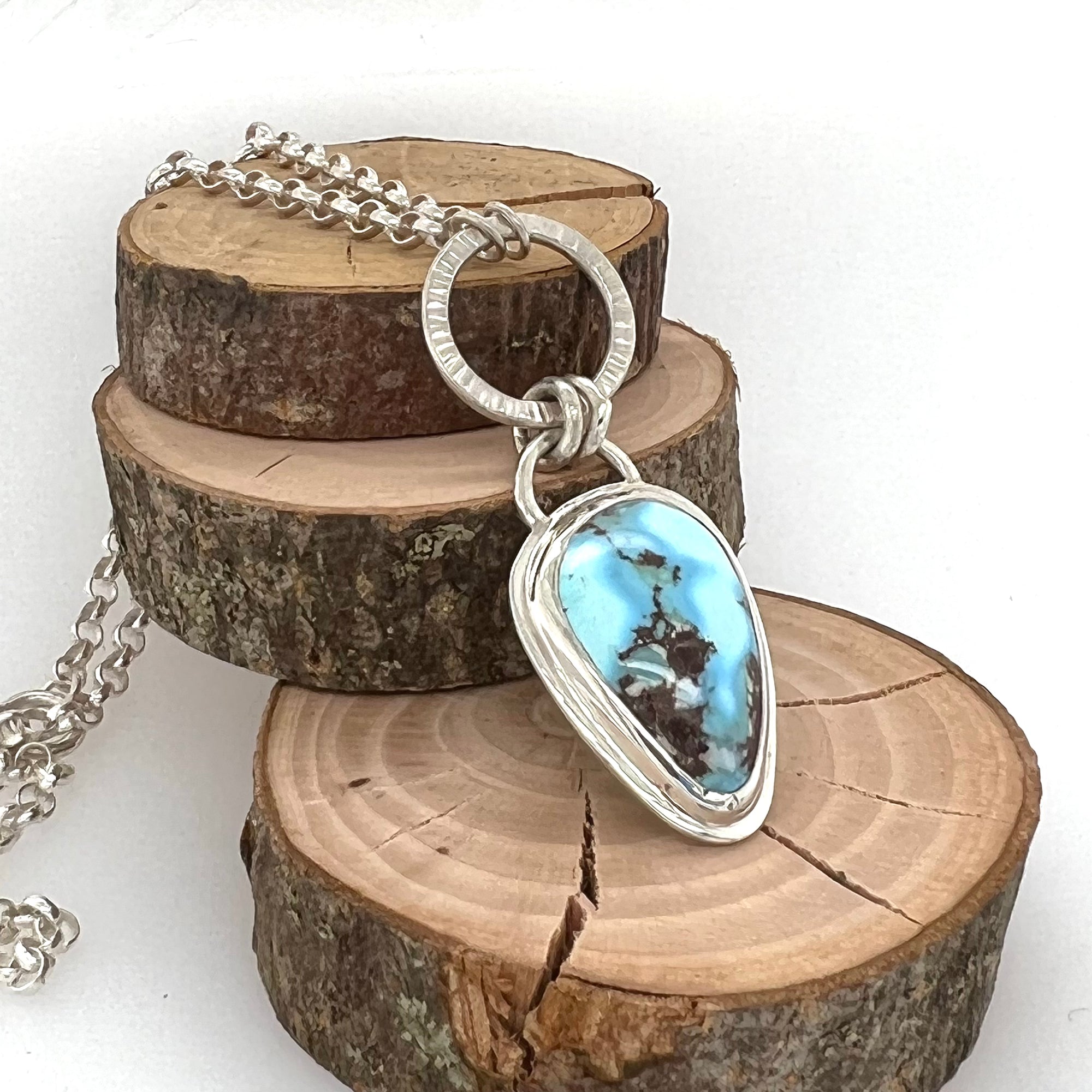 Lavender Turquoise Long Necklace