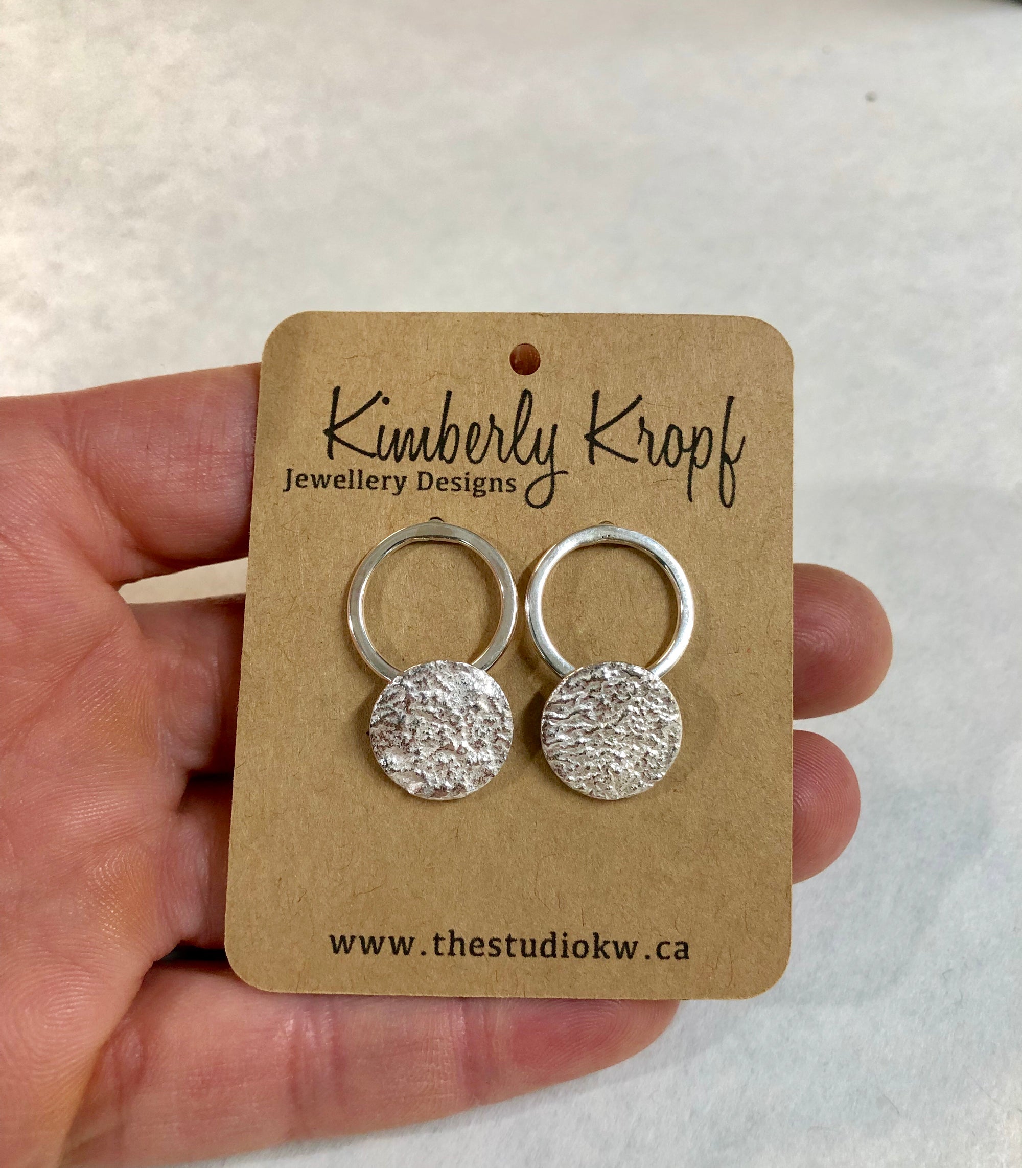 Reticulated Landscape Drop Earrings