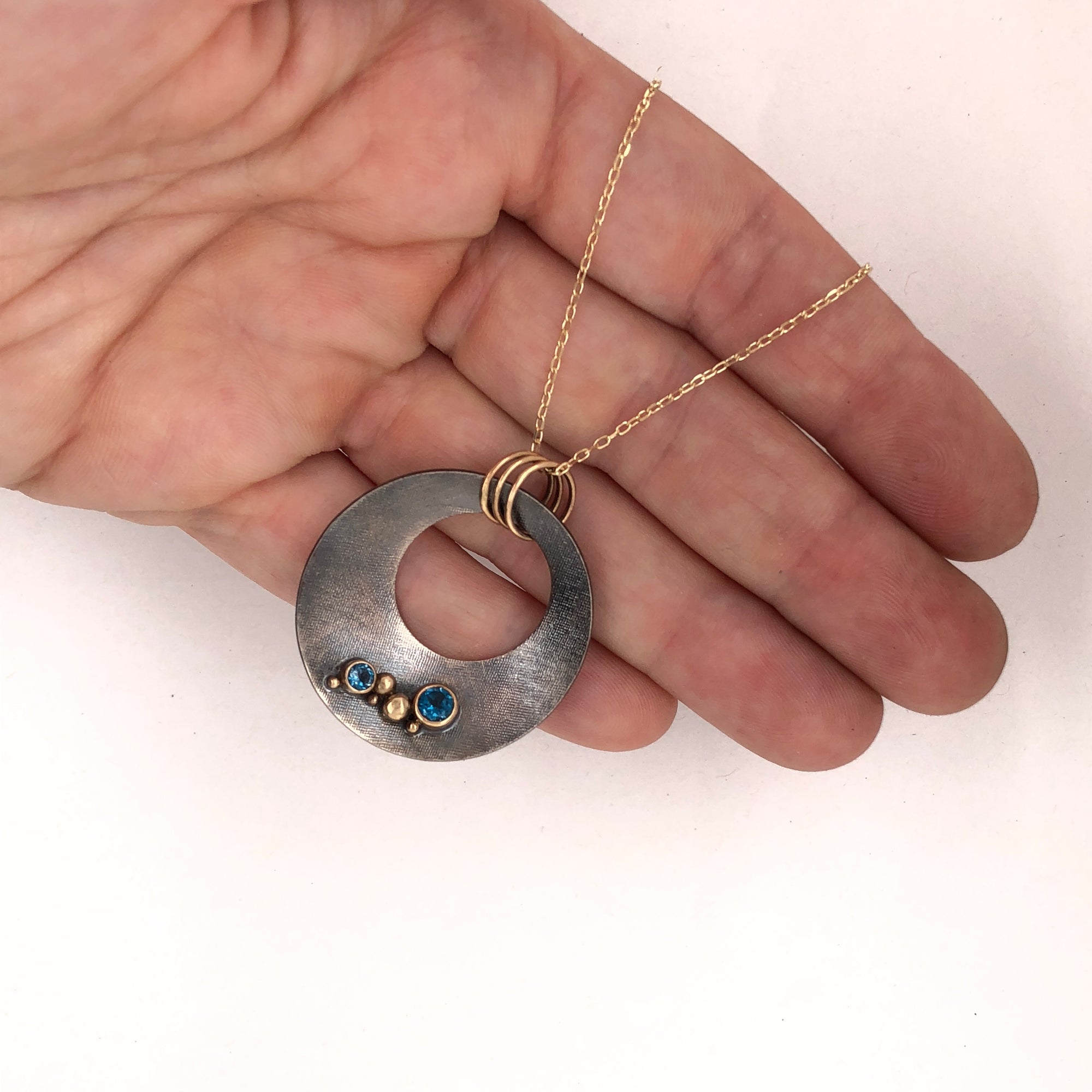 Black and Gold Pendant