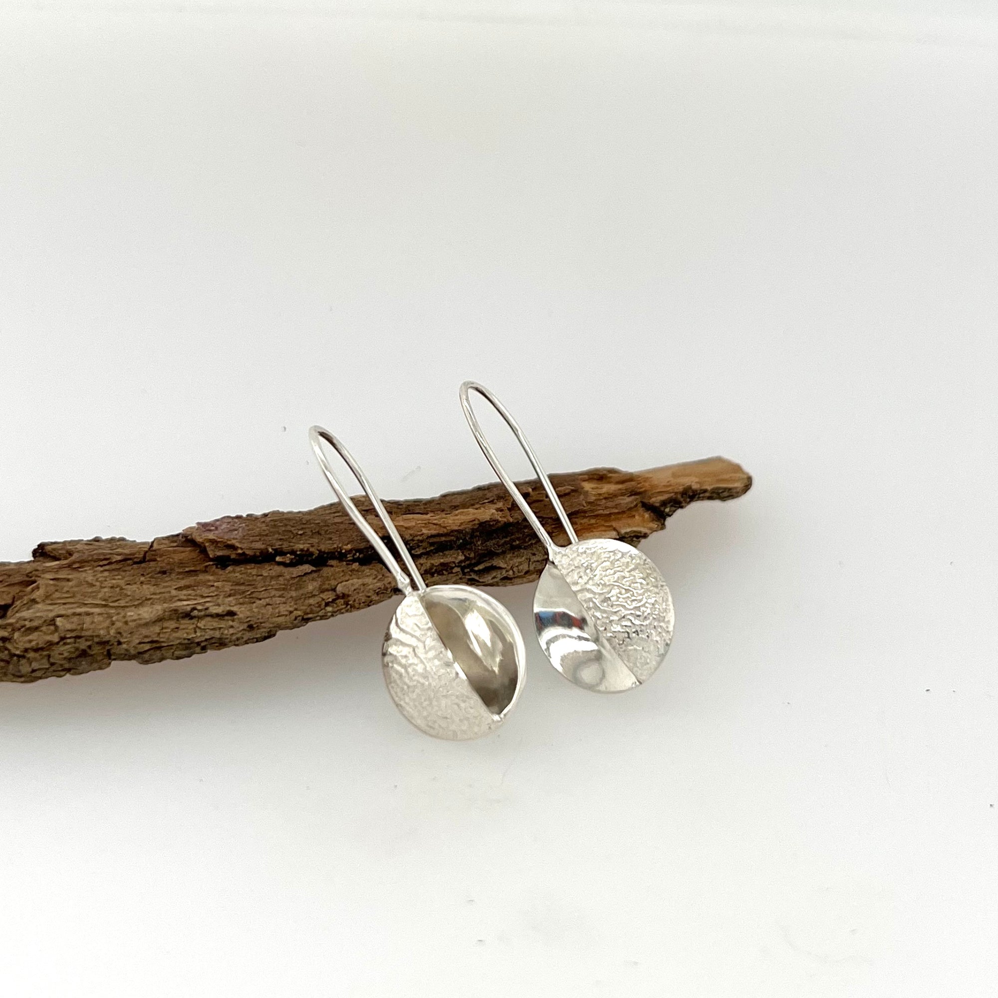 Reticulated Landscapes Open Drop Earrings