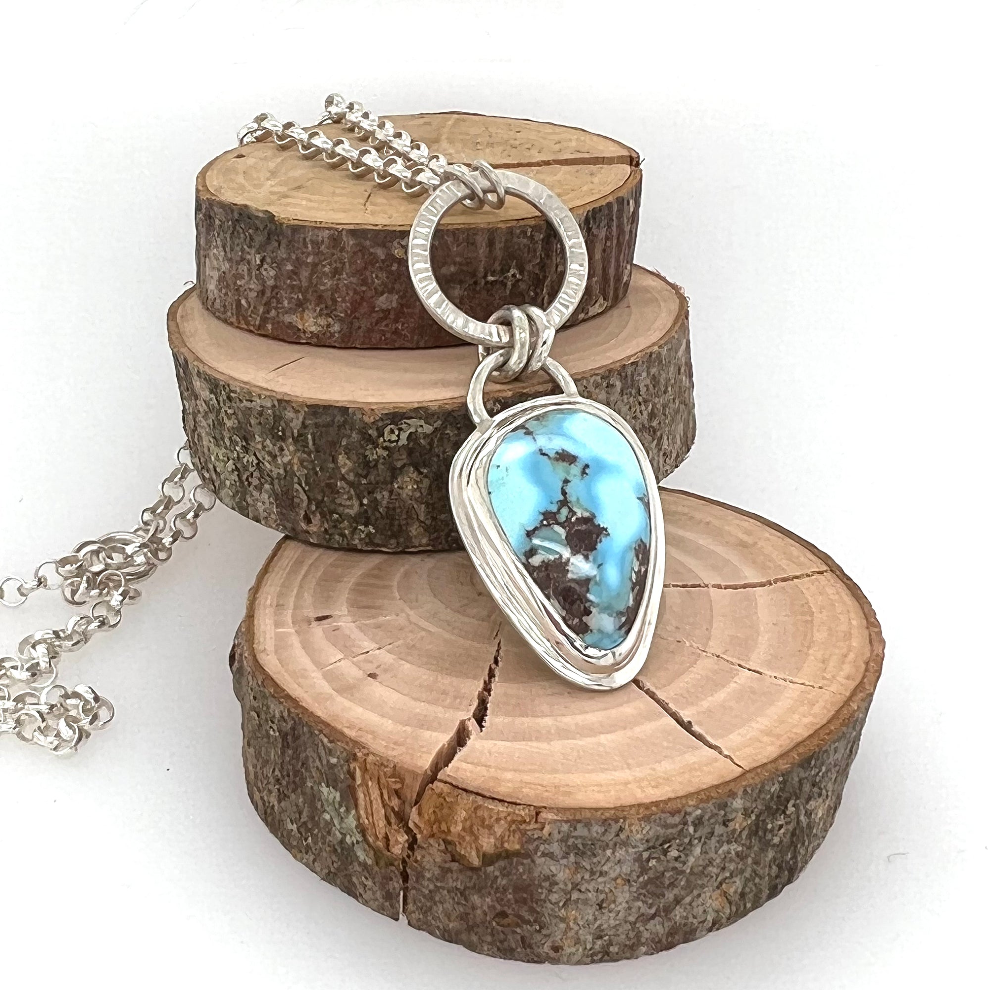 Lavender Turquoise Long Necklace