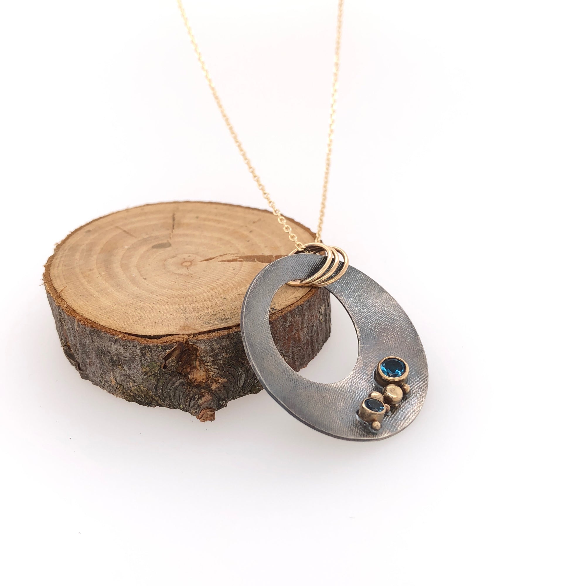 Black and Gold Pendant