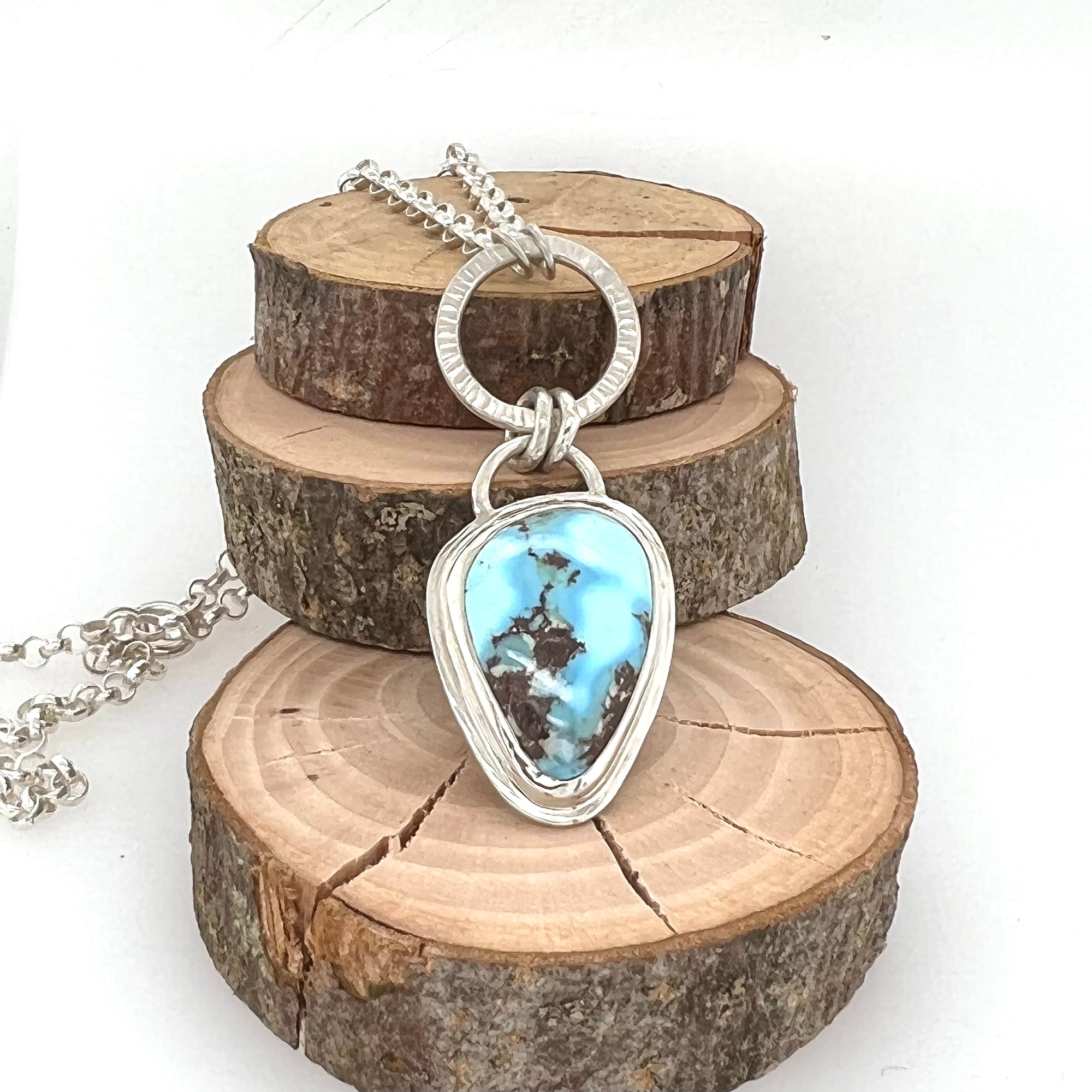 Lavender Turquoise Long Necklace