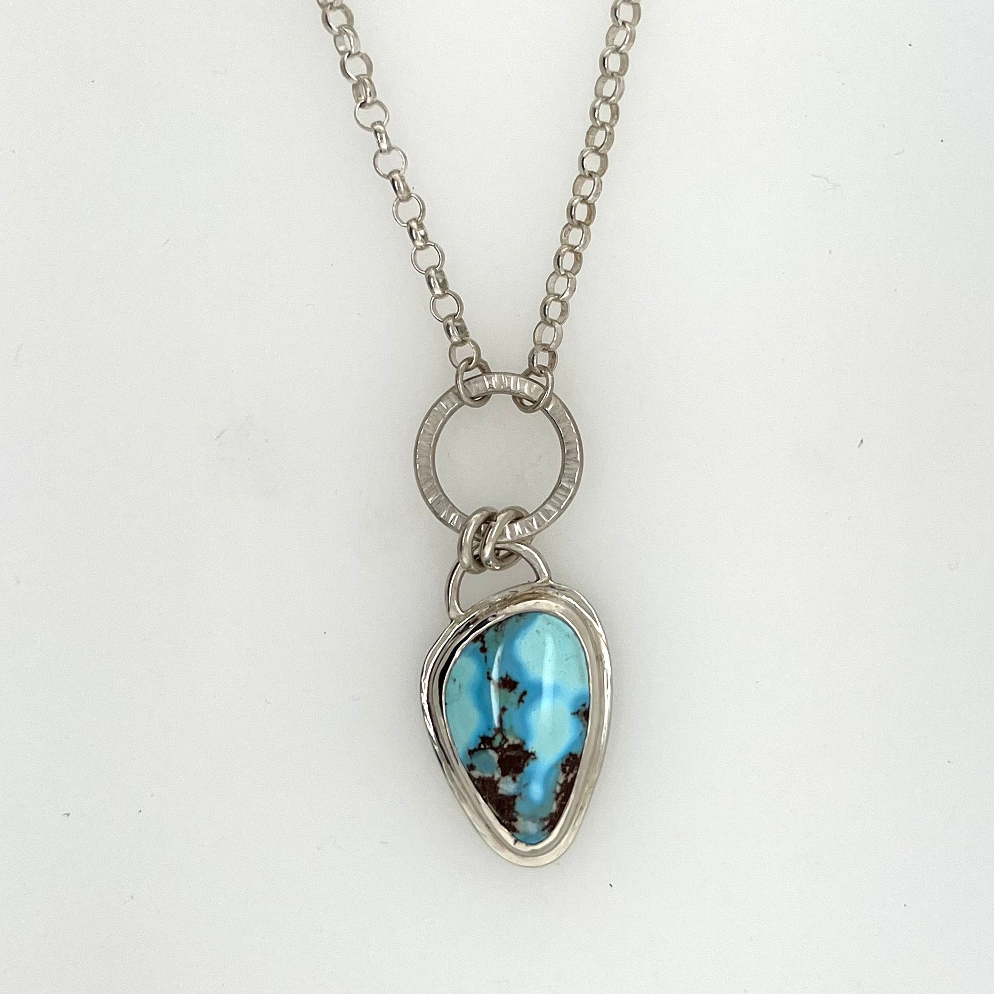 Lavender Turquoise Long Necklace