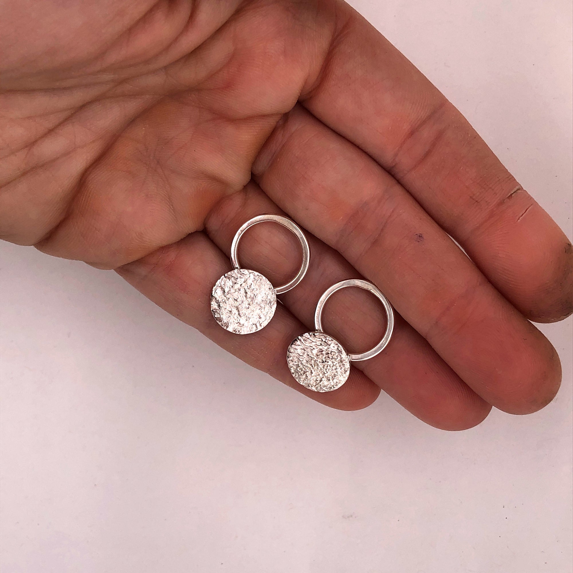 Reticulated Landscape Drop Earrings